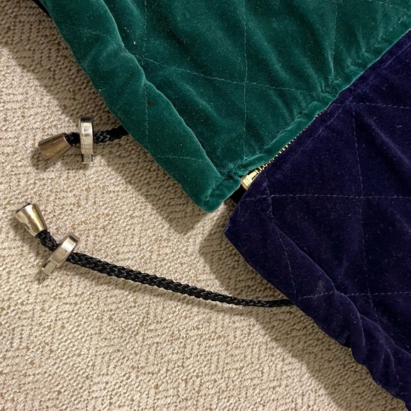 Laura Jefferies Hooded Full Zip Velvet Color Block Puffer Jacket, Women’s Medium - Picture 8 of 10